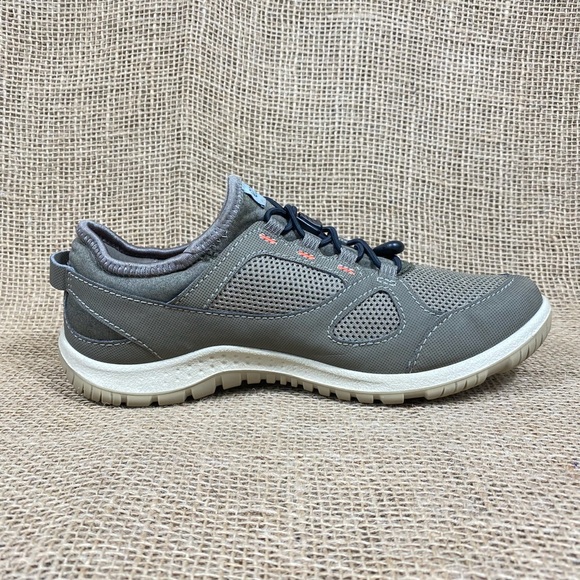 ECCO Sneakers Receptor Lite Beige Women's Size 5-5.5 EU 36 - Picture 6 of 10